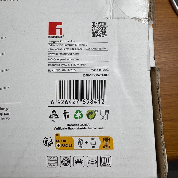 New in Box STEN Masterpro by Alessi 5.1 L High Casserole with Lid - Picture 10 of 11